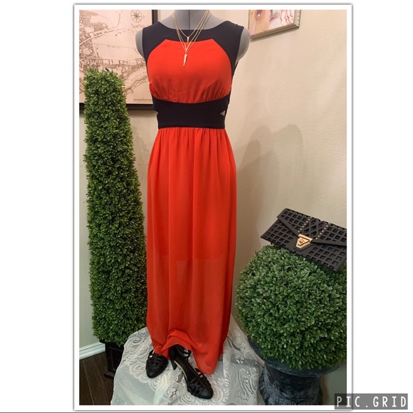 Sweet Storm Dresses & Skirts - Coral Flowy Maxi Dress